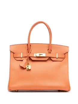 Hermès Pre-Owned: Оранжевая сумка 
