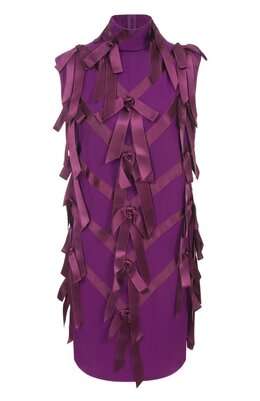Prada: Фиолетовое платье 
