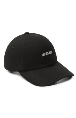 Jacquemus: Чёрная кепка 