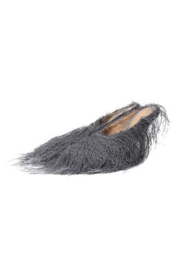 Dries Van Noten: Серые сабо 