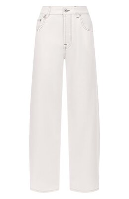 Jacquemus: Белые джинсы 