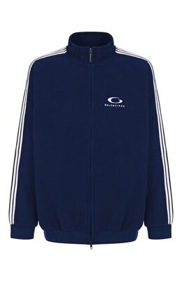 Balenciaga: Синяя толстовка 
