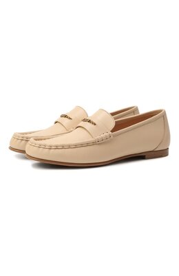 Chloé: Бежевые лоферы 