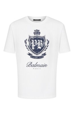 Balmain: Хлопковая футболка 
