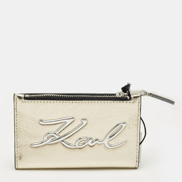 Karl Lagerfeld: Серебристый кошелёк  K/Signature