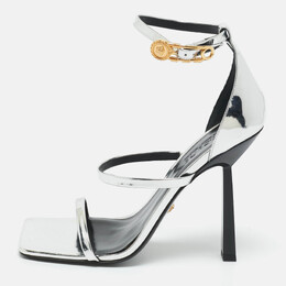 Versace: Серебристые сандалии  Safety Pin
