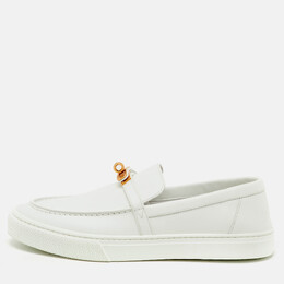 Hermes: Белые мокасины 