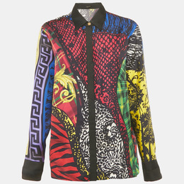 Versace: Многоцветная рубашка 