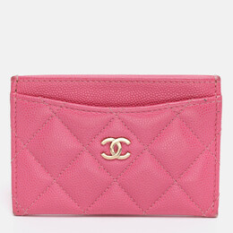 Chanel: Розовый картхолдер 