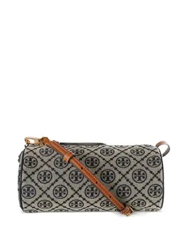 Tory Burch: Синяя сумка-шоппер 