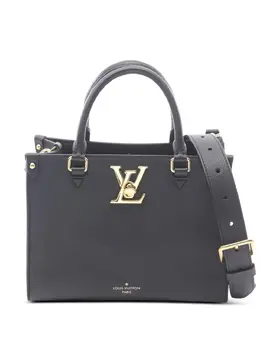 Louis Vuitton Pre-Owned: Чёрная сумка-шоппер 