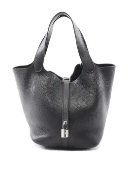 Hermès Pre-Owned: Чёрная сумка-шоппер 