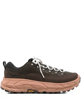 HOKA: Коричневые кроссовки 