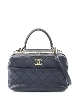 CHANEL Pre-Owned: Синяя сумка-шоппер 
