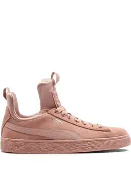 PUMA: Розовые кроссовки  Suede
