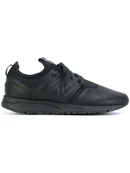 New Balance: Чёрные кроссовки 