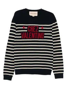 Valentino Garavani: Синий свитер 