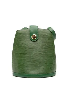 Louis Vuitton Pre-Owned: Зелёная сумка 