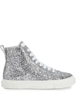 Giuseppe Zanotti: Серебристые кроссовки  Blabber