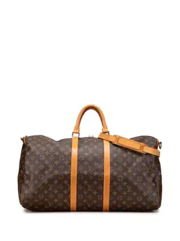 Louis Vuitton Pre-Owned: Коричневая дорожная сумка 