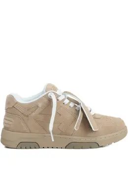 Off-White: Бежевые кроссовки  Out of Office