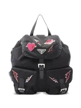 Prada Pre-Owned: Чёрный рюкзак 