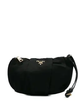 Prada Pre-Owned: Чёрный клатч 