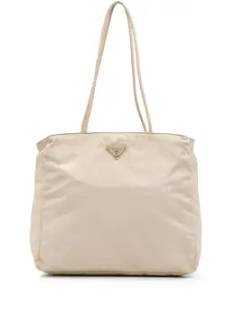 Prada Pre-Owned: Коричневая сумка-шоппер 