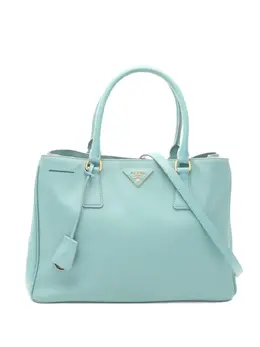 Prada Pre-Owned: Голубая сумка-шоппер 