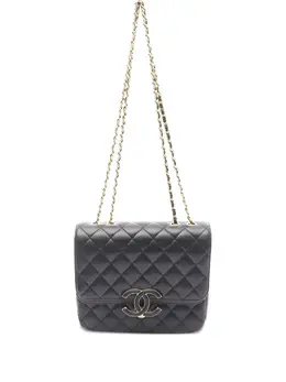 CHANEL Pre-Owned: Чёрная сумка 