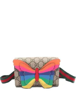 Gucci Pre-Owned: Бежевая поясная сумка 