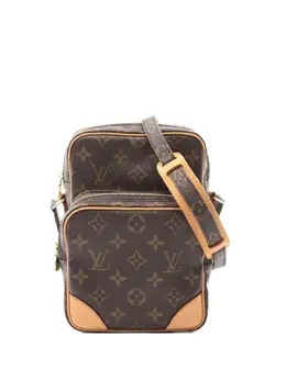 Louis Vuitton Pre-Owned: Коричневая сумка через плечо 