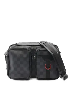 Louis Vuitton Pre-Owned: Чёрная сумка 