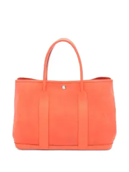 Hermès Pre-Owned: Оранжевая сумка-шоппер 