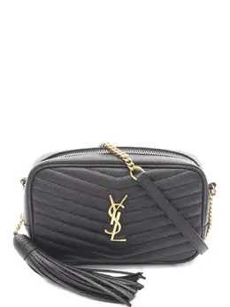 Saint Laurent: Чёрная сумка  Lou