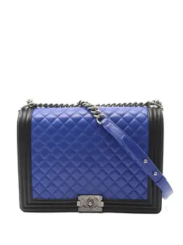 CHANEL Pre-Owned: Голубая сумка 