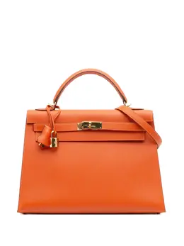 Hermès Pre-Owned: Оранжевая сумка 