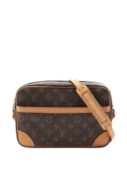 Louis Vuitton Pre-Owned: Коричневая сумка через плечо 