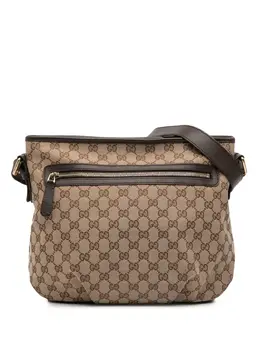 Gucci Pre-Owned: Коричневая сумка через плечо 