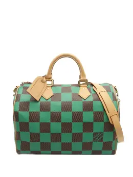 Louis Vuitton Pre-Owned: Зелёная сумка-шоппер 