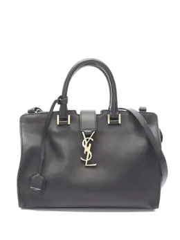 Saint Laurent: Чёрная сумка  Monogram