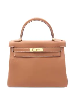 Hermès Pre-Owned: Коричневая сумка-шоппер 