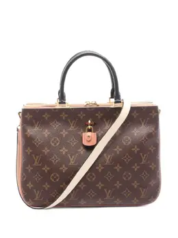 Louis Vuitton Pre-Owned: Тёмная сумка-шоппер 
