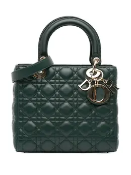 Christian Dior Pre-Owned: Зелёная сумка 