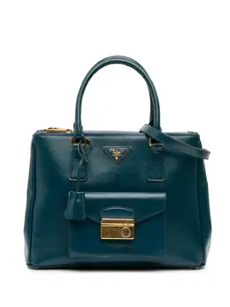 Prada Pre-Owned: Голубая сумка 