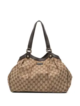 Gucci Pre-Owned: Коричневая сумка-шоппер 