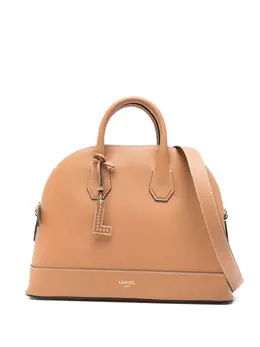 Lancel: Коричневая сумка-шоппер 