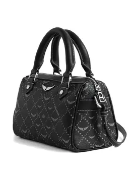 Zadig&Voltaire: Чёрная сумка через плечо  Monogram