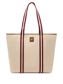 Bally: Бежевая сумка-шоппер 