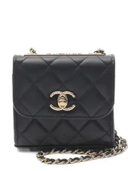 CHANEL Pre-Owned: Чёрная сумка 